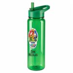 Sticla Apa Copii, Personalizata, Cu Pai, FIFA, Verde, 750ml, BPS086 - imagine 4