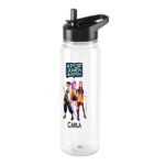 Sticla Apa Copii, Personalizata, Cu Pai, Kpop, Negru, 750ml, BPS087 - imagine 4
