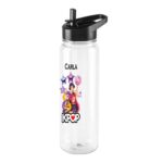 Sticla Apa Copii, Personalizata, Cu Pai, Kpop, Negru, 750ml, BPS088 - imagine 4