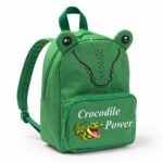 Ghiozdan pentru scoala, Crocodil, 21.5x29 cm, Verde, GS068 - imagine 3