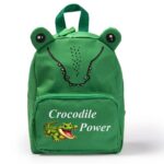 Ghiozdan pentru scoala, Crocodil, 21.5x29 cm, Verde, GS068