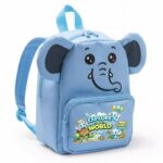 Ghiozdan pentru scoala, Elefant, 21.5x29 cm, Albastru, GS072 - imagine 4