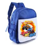 Ghiozdan pentru scoala, Hot Wheels, 40x32x12 cm, Albastru, GS094 - imagine 4