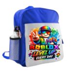 Ghiozdan pentru scoala, Roblox, 40x32x12 cm, Albastru, GS095 - imagine 3