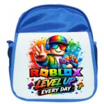 Ghiozdan pentru scoala, Roblox, 40x32x12 cm, Albastru, GS095