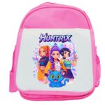 Ghiozdan pentru scoala, Huntrix, 40x32x12 cm, Roz, GS099