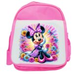 Ghiozdan pentru scoala, Minnie Mouse, 40x32x12 cm, Roz, GS104