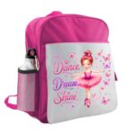 Ghiozdan pentru scoala, Balerina, 40x32x12 cm, Roz, GS105 - imagine 3