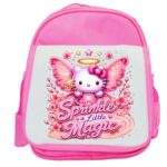 Ghiozdan pentru scoala, Hello Kitty, 40x32x12 cm, Roz, GS106