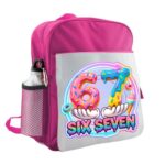 Ghiozdan pentru scoala, Six Seven, 40x32x12 cm, Roz, GS107 - imagine 2