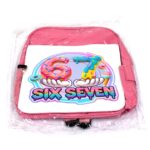 Ghiozdan pentru scoala, Six Seven, 40x32x12 cm, Roz, GS107 - imagine 3
