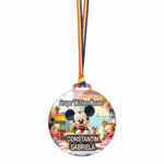 Medalie Personalizata, Gradinita, Grupa Mickey Mouse, Lemn, Multicolor, 6x6,5cm, MDUV041