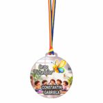 Medalie Personalizata, Gradinita, Grupa Fluturasilor, Lemn, Multicolor, 6x6,5cm, MDUV042