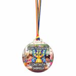 Medalie Personalizata, Gradinita, Grupa Fluturasilor, Lemn, Multicolor, 6x6,5cm, MDUV043