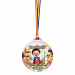Medalie Personalizata, Gradinita, Grupa Pinochio, Lemn, Multicolor, 6x6,5cm, MDUV051