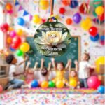Medalie Personalizata, Gradinita, Grupa Nuferilor, Lemn, Multicolor, 6x6,5cm, MDUV053 - imagine 3