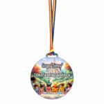 Medalie Personalizata, Gradinita, Grupa Disney, Lemn, Multicolor, 6x6,5cm, MDUV054