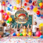 Medalie Personalizata, Gradinita, Grupa Ciupercutelor, Lemn, Multicolor, 6x6,5cm, MDUV056 - imagine 3