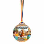 Medalie Personalizata, Gradinita, Grupa Furnicutelor, Lemn, Multicolor, 6x6,5cm, MDUV058