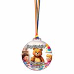 Medalie Personalizata, Gradinita, Grupa Ursuletilor, Lemn, Multicolor, 6x6,5cm, MDUV059
