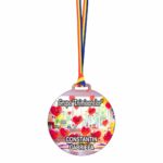 Medalie Personalizata, Gradinita, Grupa Inimioarelor, Lemn, Multicolor, 6x6,5cm, MDUV063