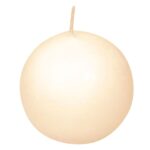 Marturie Botez, Lumanare Sfera, Galben, 5x5 cm, LMRB005 - imagine 3