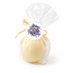 Marturie Botez, Lumanare Sfera, Mov, 5x5 cm, LMRB002 - imagine 4