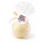 Marturie Botez, Lumanare Sfera, Roz, 5x5 cm, LMRB003 - imagine 4