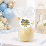 Marturie Botez, Lumanare Sfera, Galben, 5x5 cm, LMRB005 - imagine 2