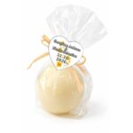 Marturie Nunta, Lumanare Sfera, Galben, 5x5 cm, LMRN003 - imagine 4