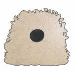 Marturie Magnet, Lemn, Botez, Safari, Jungla, 8 cm, MB041 - imagine 4