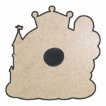 Marturie Magnet, Lemn, Botez, Castel, Print, 8 cm, MB044 - imagine 4