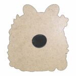 Marturie Magnet, Lemn, Botez, Iepure Albastru, 8 cm, MB045 - imagine 4