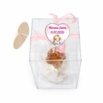 Marturie Botez, Lumanare, Ingeras, Roz, 5×4×3 cm, MIGB001 - imagine 3