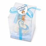 Marturie Botez, Lumanare, Ingeras, Albastru, 5×4×3 cm, MIGB002 - imagine 3