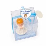 Marturie Botez, Lumanare, Ingeras, Albastru, 5×4×3 cm, MIGB002 - imagine 2