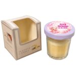 Marturie Botez, Lumanare Parfumata, Urs Roz, 5x4 cm, MLMB009 - imagine 3