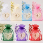 Marturie Lemn, Nunta, Inima, Mire, Mireasa, Flori, 8 cm, MLN002 - imagine 2