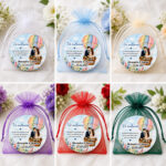 Marturie Lemn, Nunta, Balon Aer Cald, 8 cm, MLN009 - imagine 2