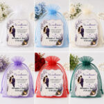 Marturie Lemn, Nunta, Lavanda, 8 cm, MLN019 - imagine 2